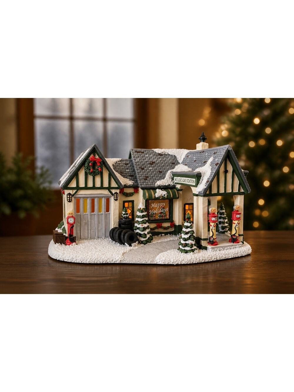 SNS St. Nicholas Square Christmas Village Gas Station Service